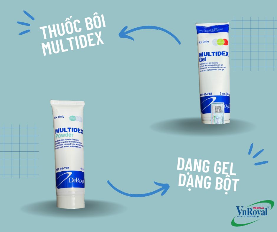 Multidex bột và gel được dùng trong những trường hợp nào?